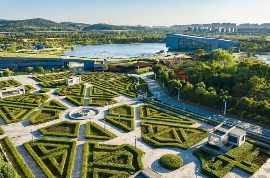 麒麟中央公园实景拍摄图