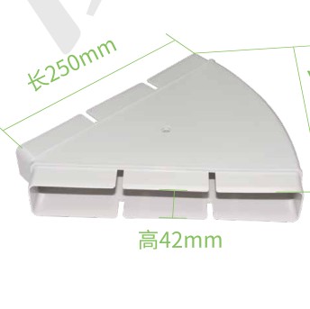 45°水平弯 256